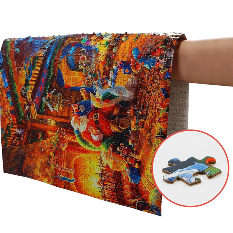24 Day Christmas Jigsaw Countdown with 42 Pieces Per Box and a Full Size Poster