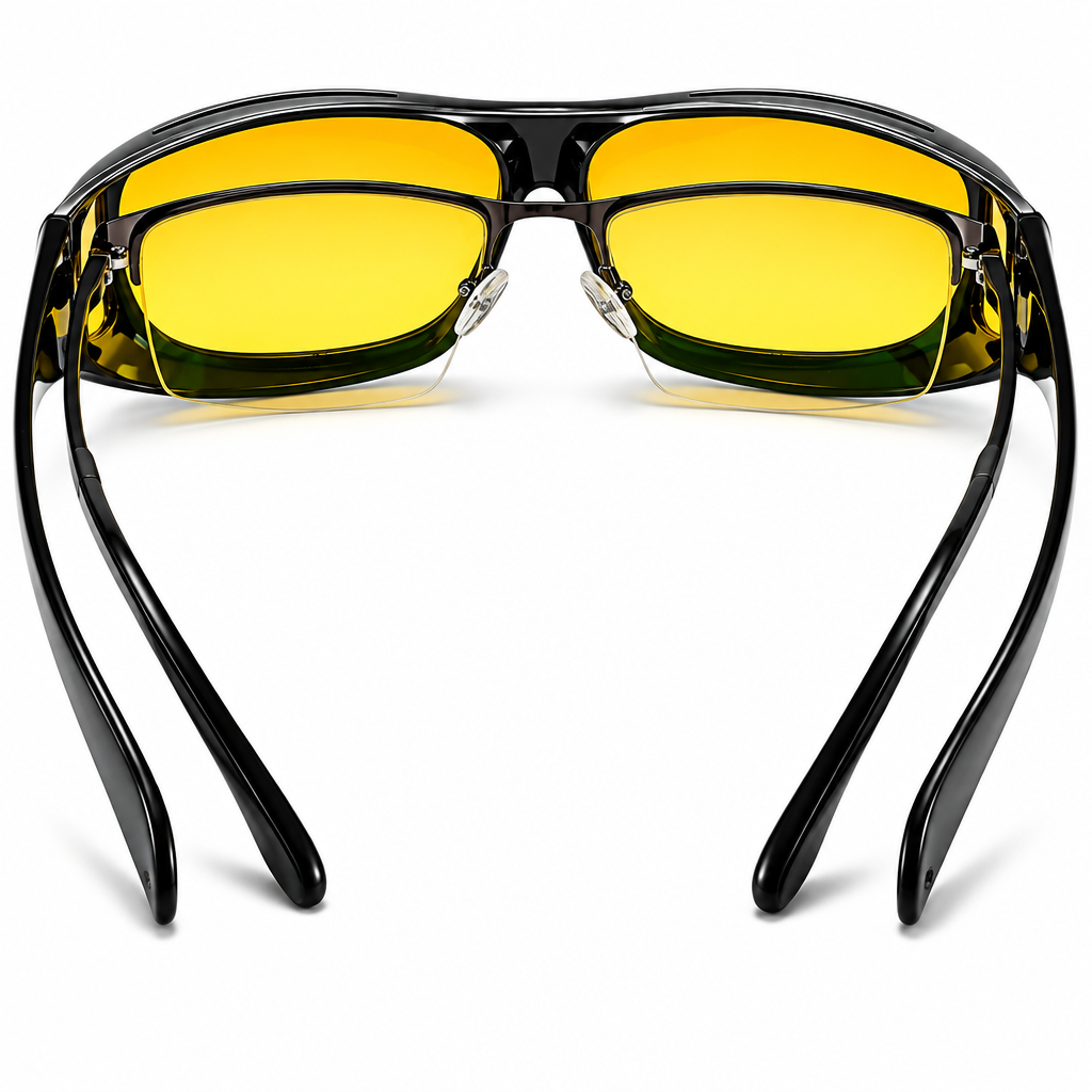 Anti Glare Night Driving Glasses with Orange Tint Lenses