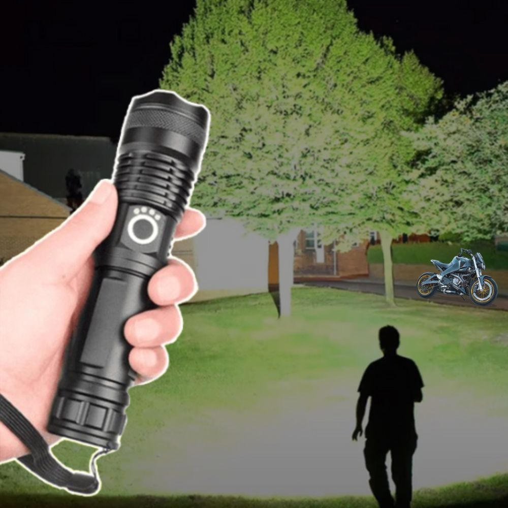 90000 lumen rechargeable flashlight 90,000 Lumens Powerful Flashlight – Feanatic