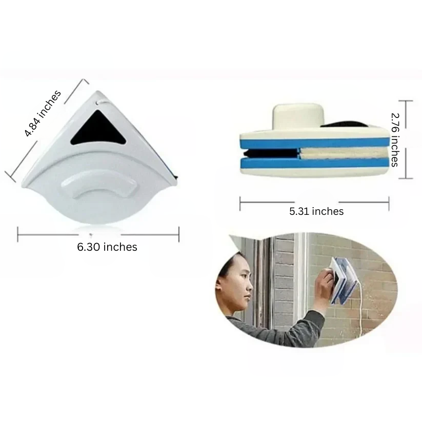 Dual Sided Magnetic Window Cleaner