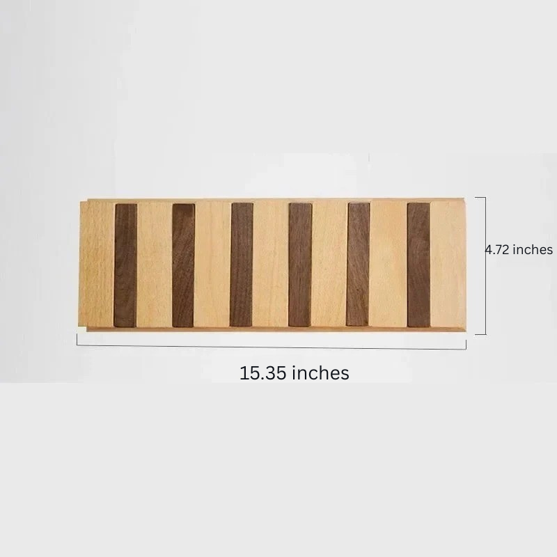 Wooden Wall Mounted Coat Rack and Coat Hook