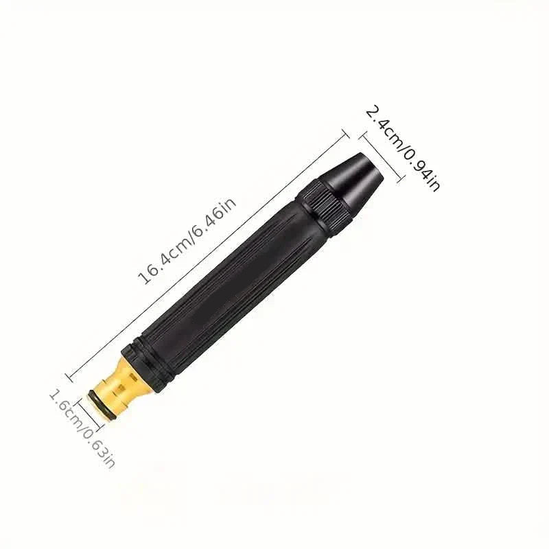 Adjustable Spray Nozzle with Extendable Tube and Trigger Lock for Garden Hose