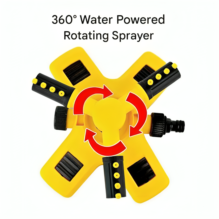 AquaFlow | Garden Sprinkler with 360° Rotation & Adjustable Nozzles | Efficient Watering Solution for Healthy Plants 2