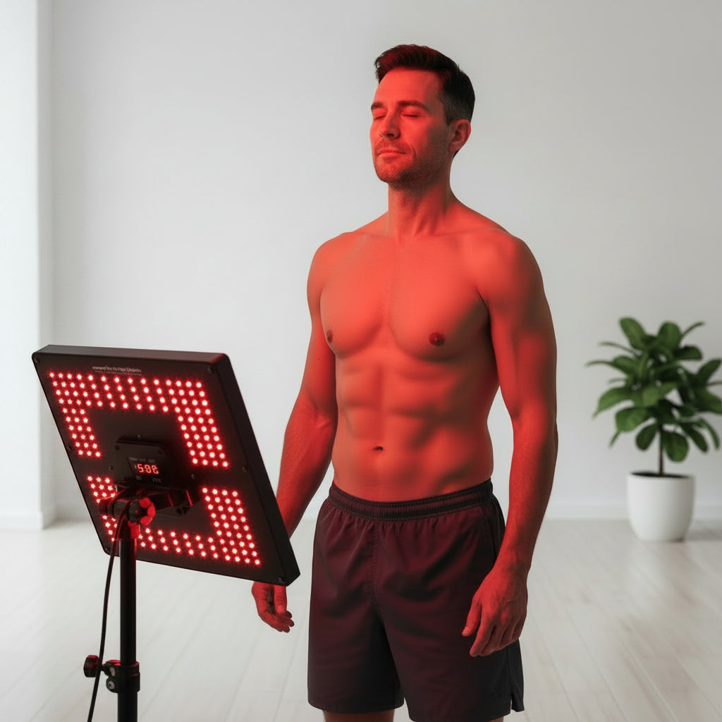 Red Light Therapy Panel with 660nm and 850nm Wavelengths for Facial and Body Care