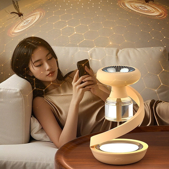 Mosquito Repellent Device with Rechargeable Battery and Smart Timer, Built in LED Light