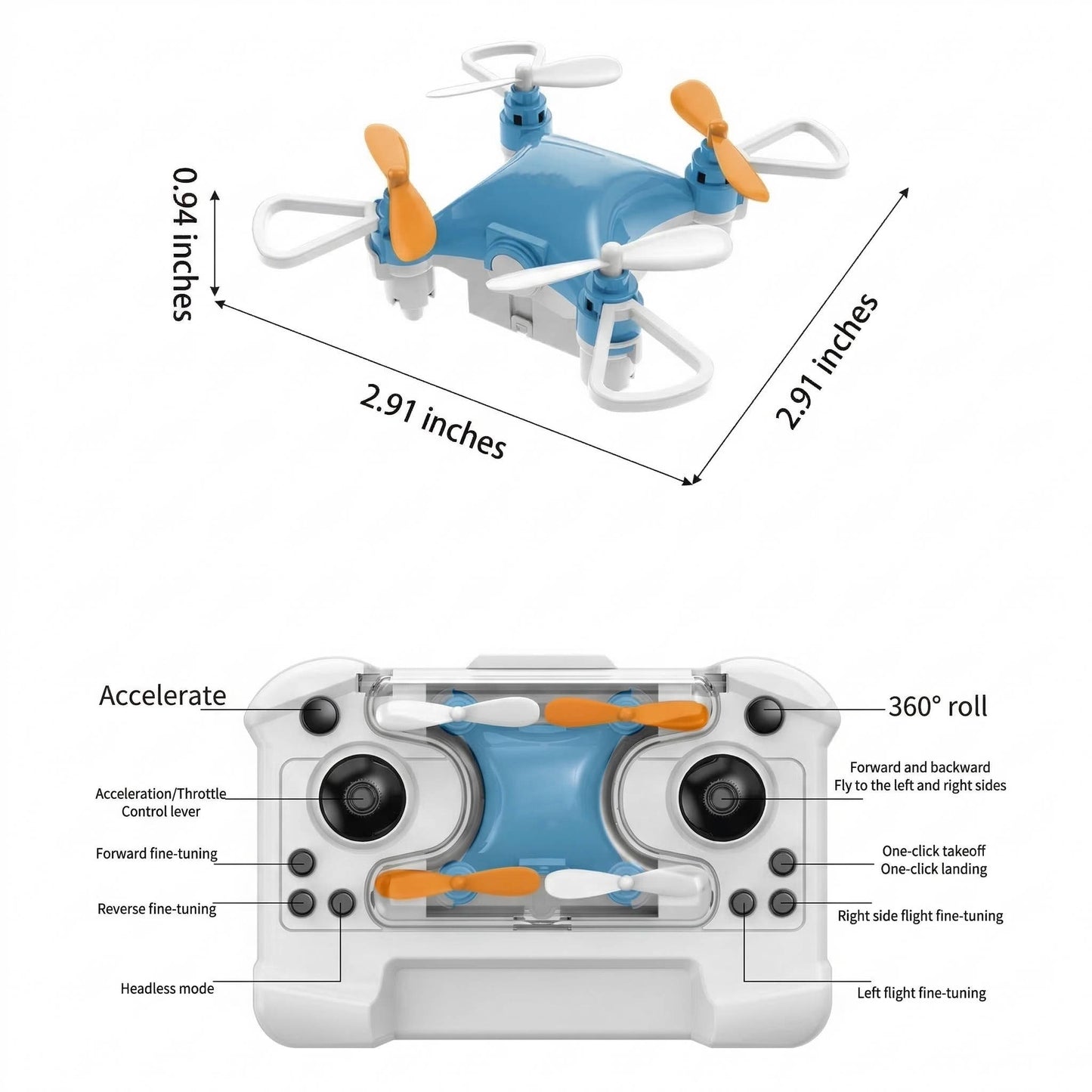 Upgraded Mini RC Stunt Drone, 360° Flip Quadcopter with Altitude Hold for Kids & Beginners