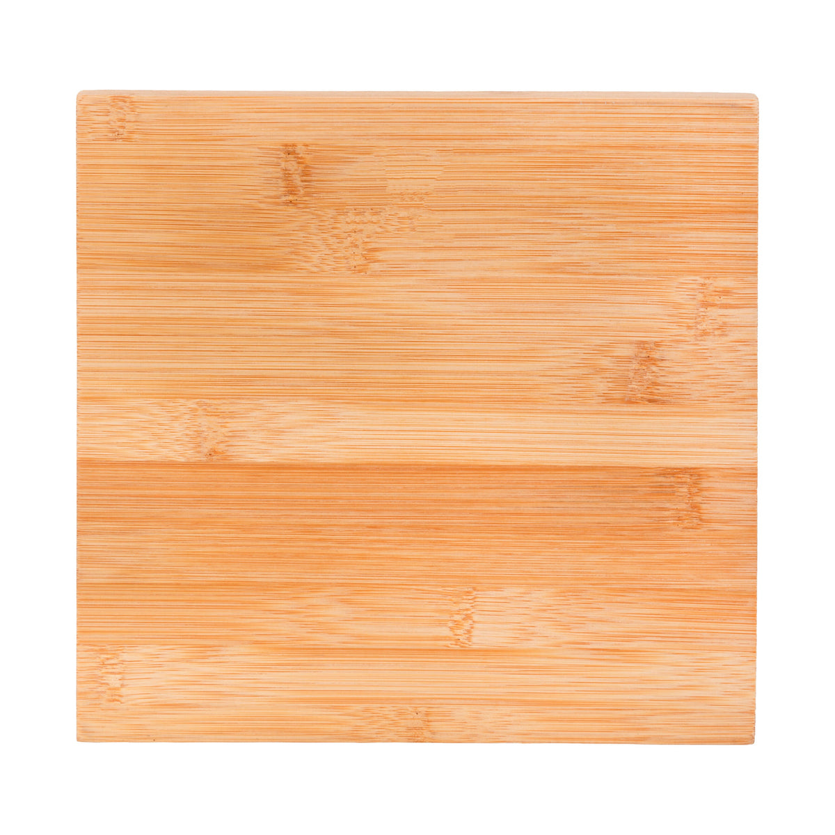 Heat Resistant Ceramic Trivet with Wood Base and Pumpkin Design, 7.8 Inch