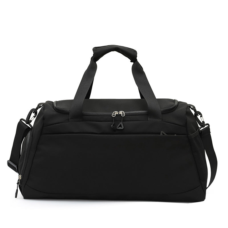Weather Resistant Sports Duffel Bag with Padded Carry Handles and Adjustable Strap for Gym