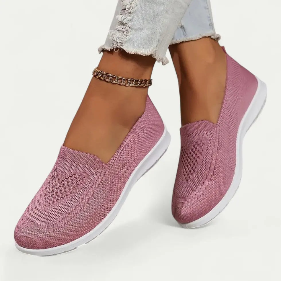Orthopedic Mesh Slip On Walking Shoes Comfort Fit