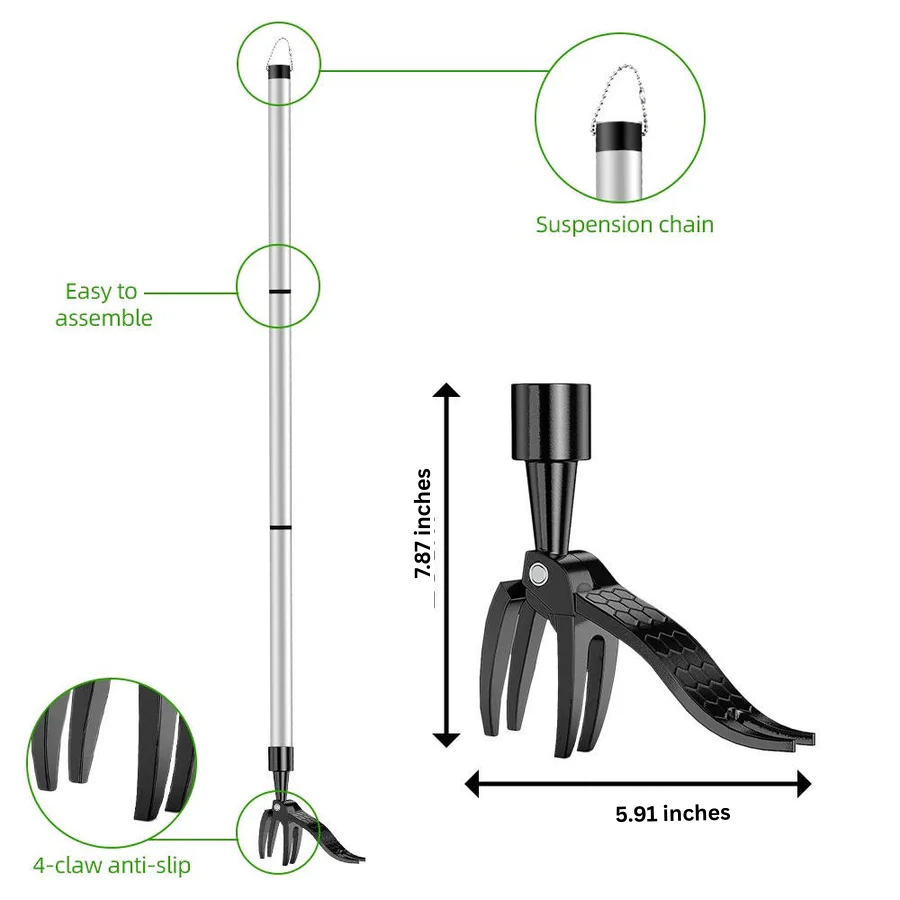 Stand Up Weed Puller Tool