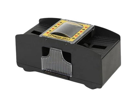 Motorized Card Shuffler with USB and Battery Power for 2-6 Decks