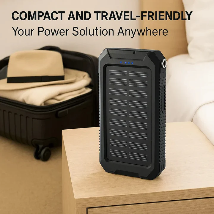 50,000mAh Solar Charger Waterproof Power Bank External
