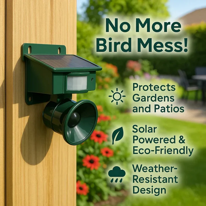 Motion Sensor Bird Deterrent for Crows