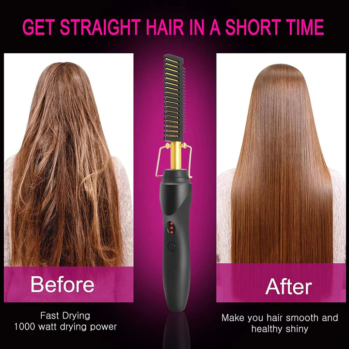 Hot Comb for Thick and Coarse Hair