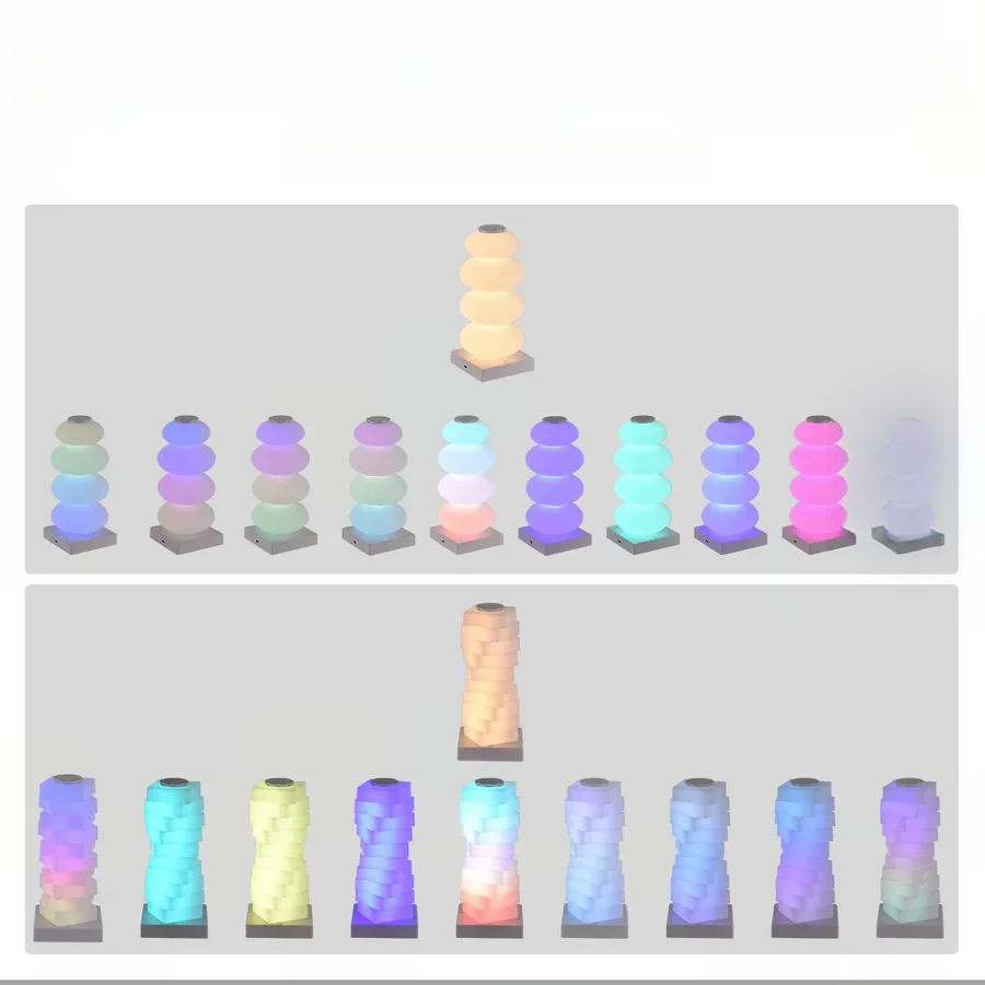 RGB LED Bedside Lamp with Touch Control