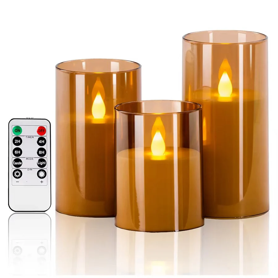 Realistic Flameless Candles with Remote