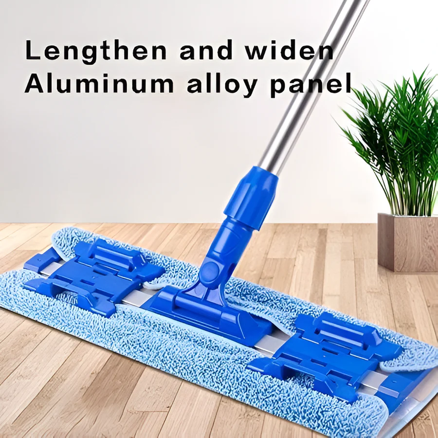 Flat Mope with Reusable Washable Mop Cloths