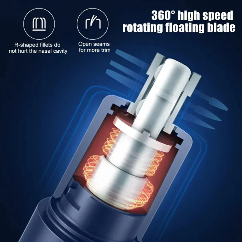 Rechargeable Nose and Ear Hair Trimmer