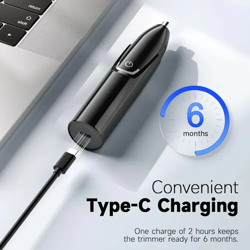 Rechargeable Nose and Ear Hair Trimmer