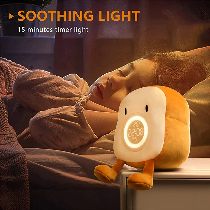 Alarm Clock Plushie with Night Light