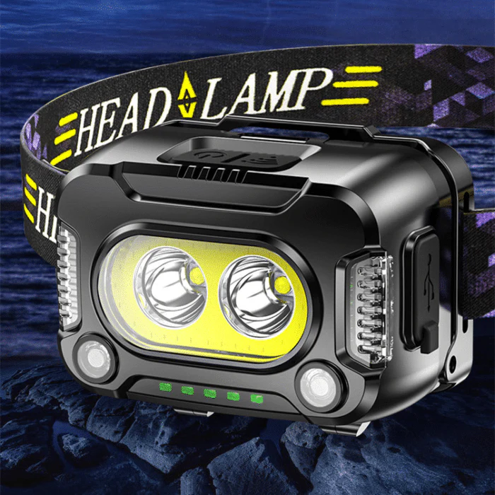 Powerful USB Rechargeable Headlamp