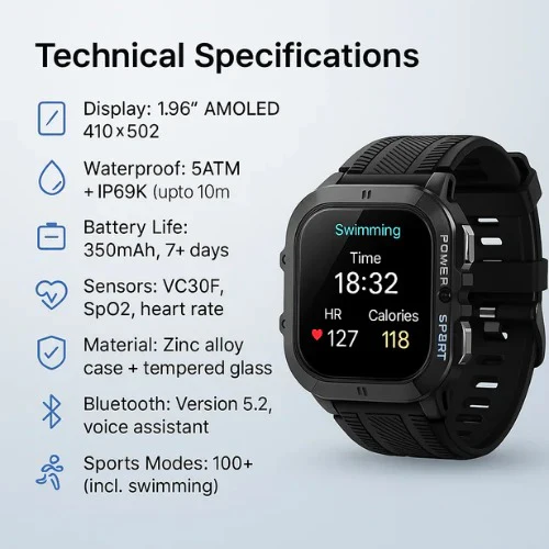 Waterproof Sports Watch