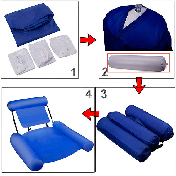 Swimming Chair with Backrest for Maximum Comfort