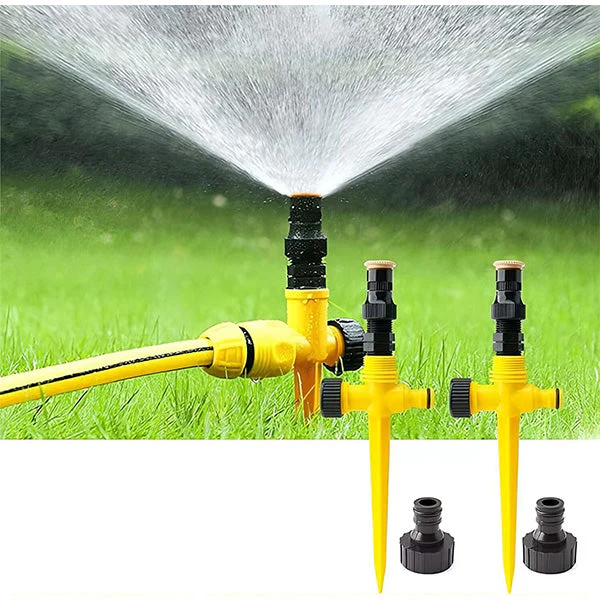 360° Garden Sprinkler, Water-Saving with Adjustable Spray Patterns