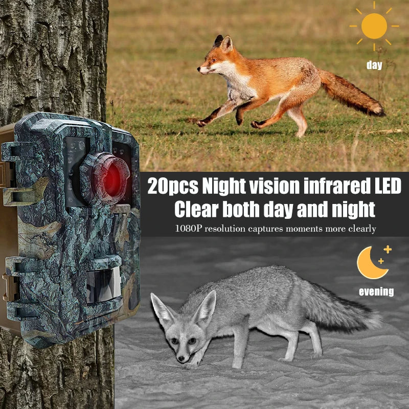 Mini 16MP Night Vision Trail Camera with PIR Motion Tracking