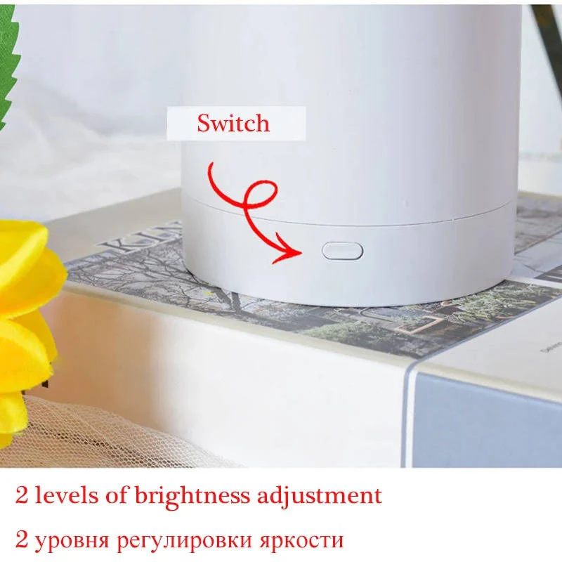 Sunflower Lamp Decorative LED Night Light for Bedroom and Living Room
