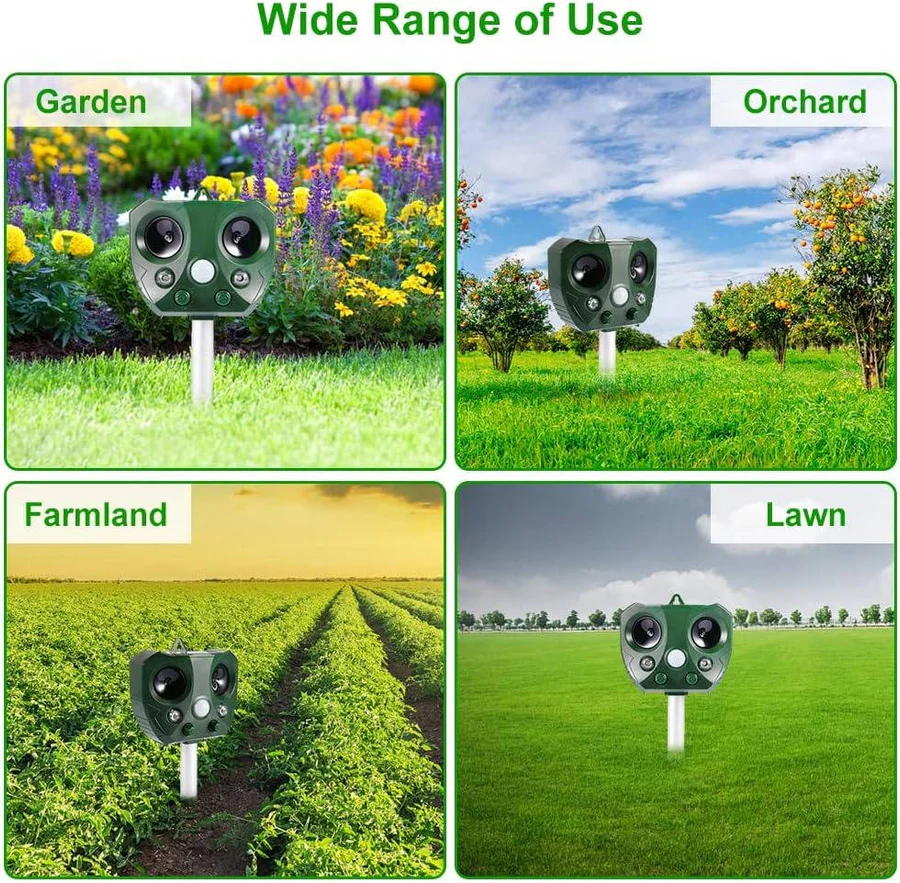 Pigeon, Bird Scarer Ultrasonic and Pest Defender