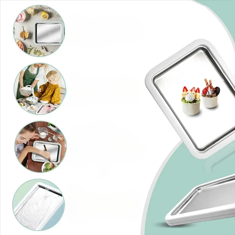 Stainless Steel Ice Cream Roll Maker for Home