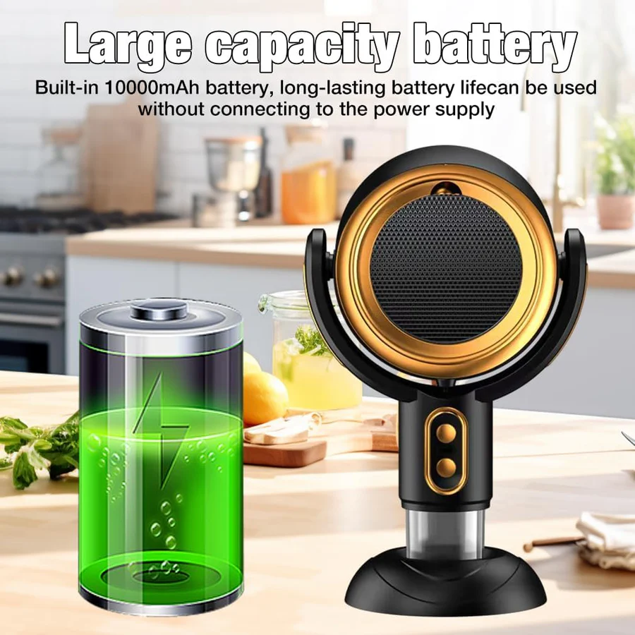 Portable Extractor Hood Powerful and Rechargeable