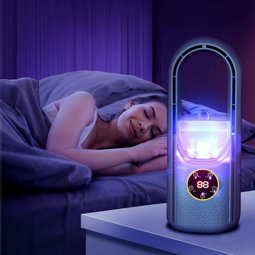 Quiet Bladeless Portable AC for Home and Office
