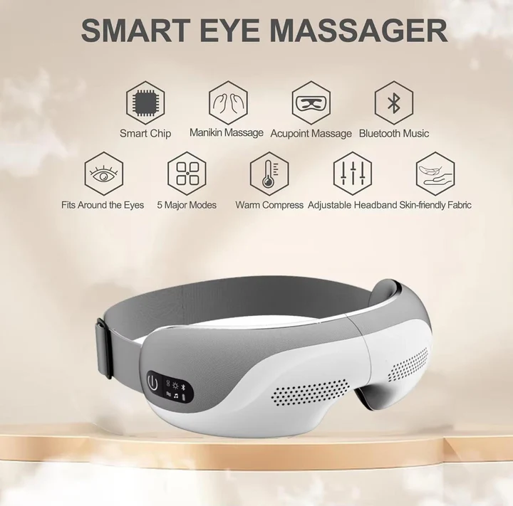 Wireless Eye Massage Device for Relaxation