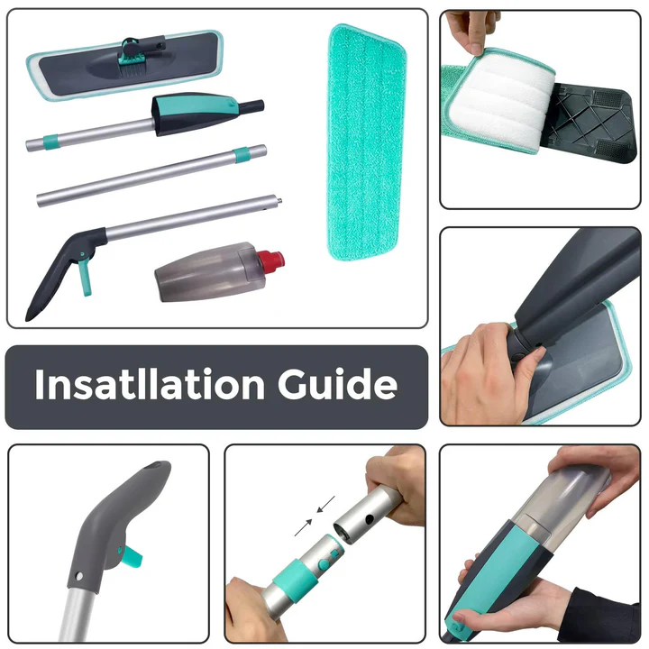 Microfiber Spray Mop for Hard Floors