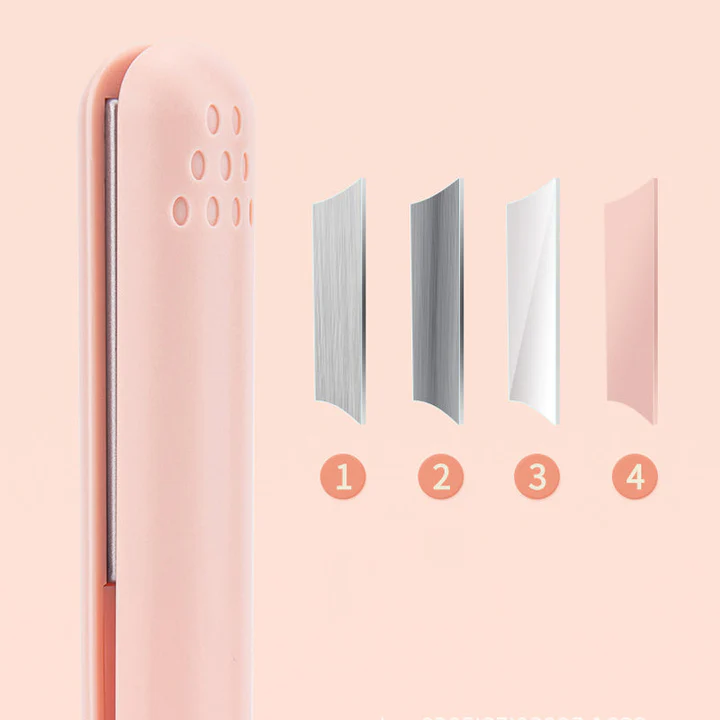 2-In-1 Hair Styler, Straightener & Curling Iron