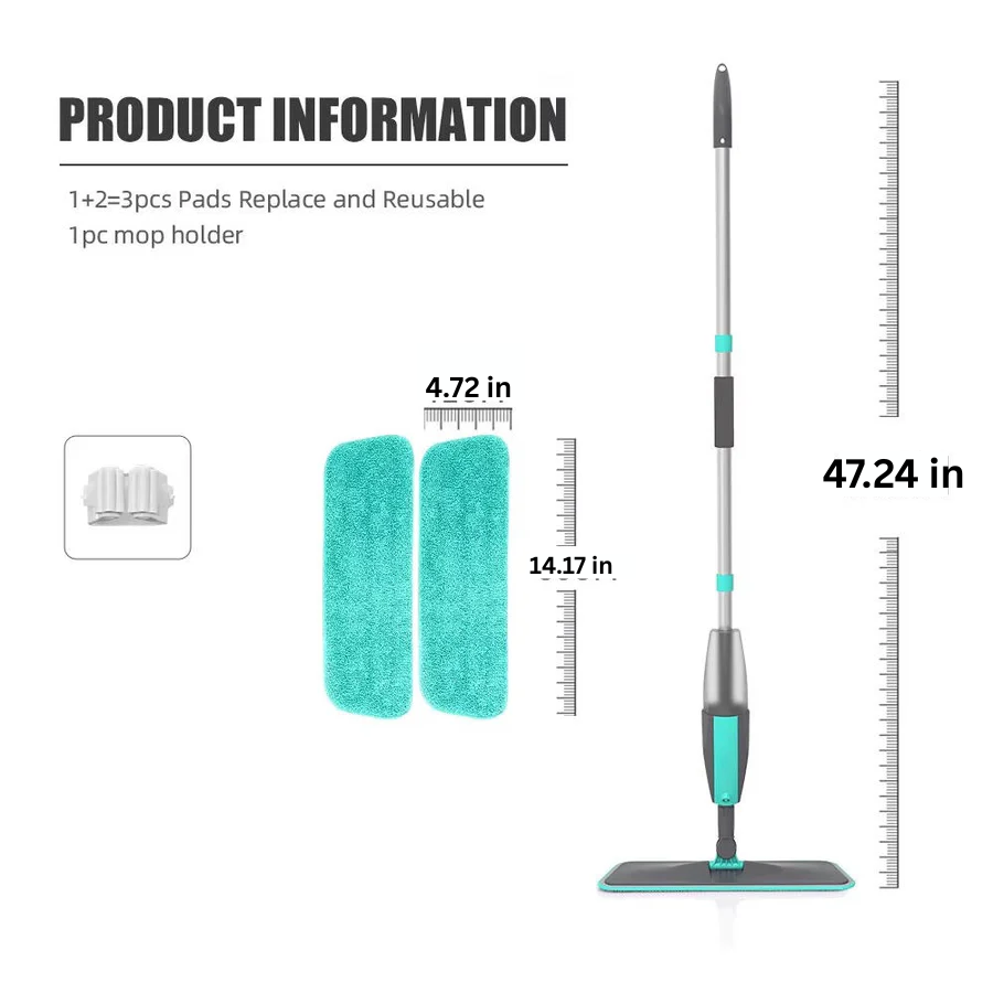 Microfiber Spray Mop for Hard Floors