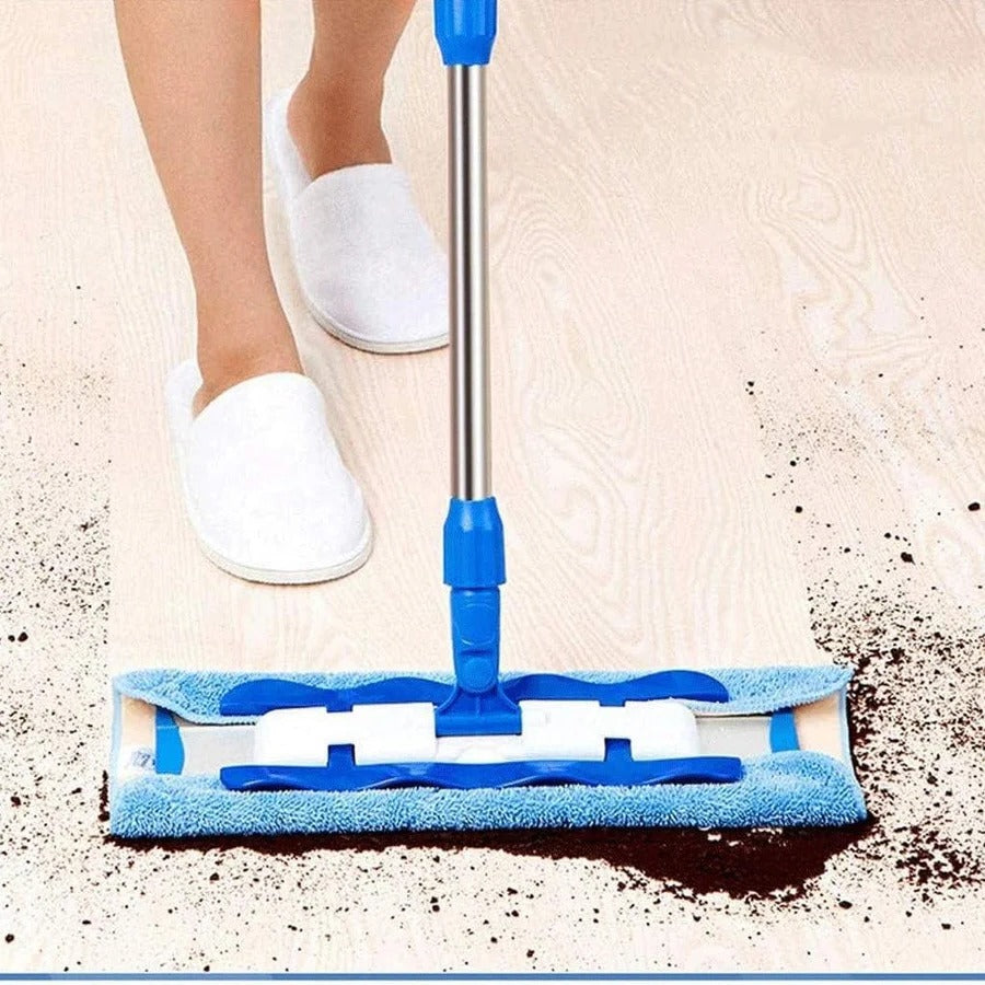 Flat Mope with Reusable Washable Mop Cloths