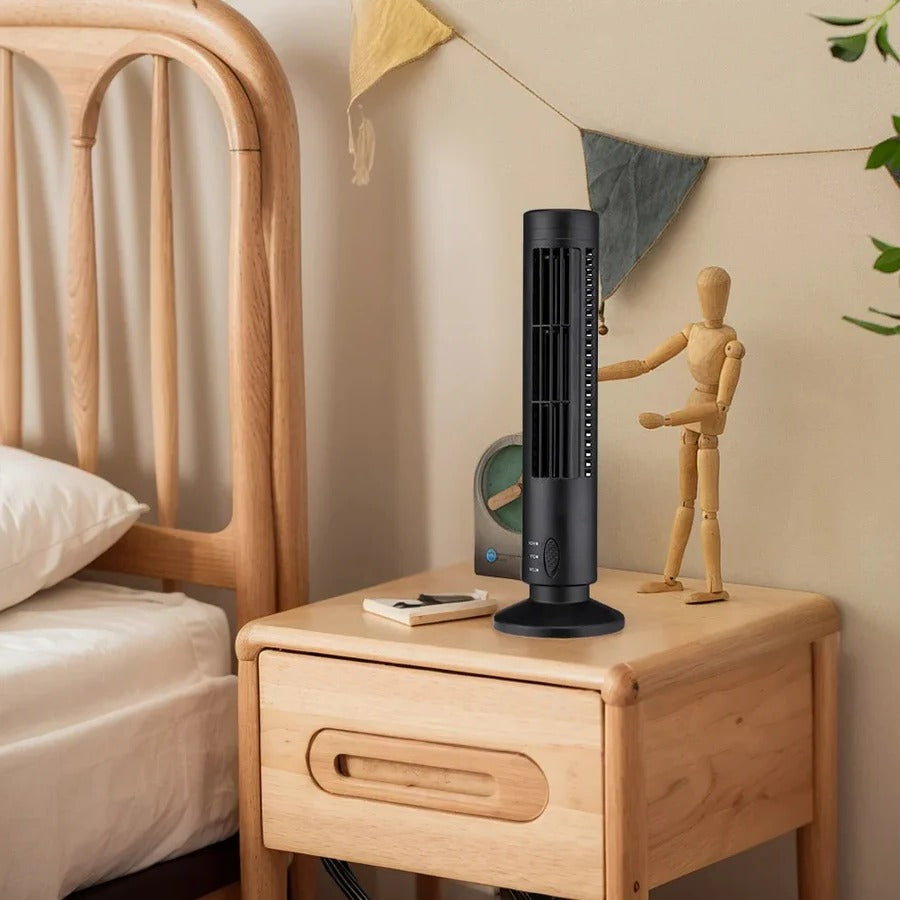 Mini Desktop Air Conditioner with USB Bladeless Cooling