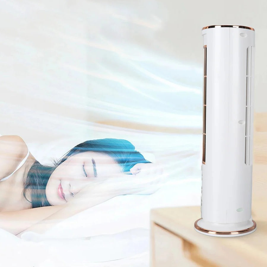 Bladeless Desktop Air Conditioner Fan with Remote Control