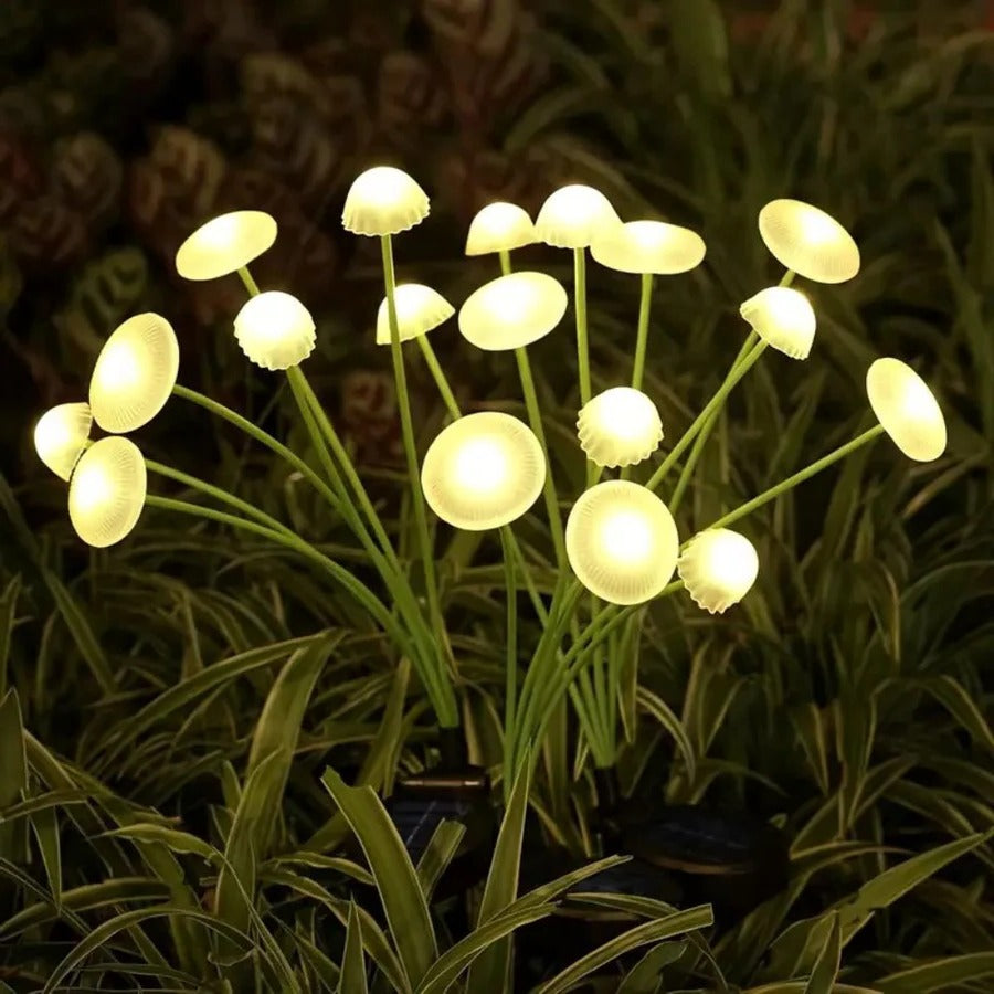 Solar Swaying Mushroom Garden Decor Lights