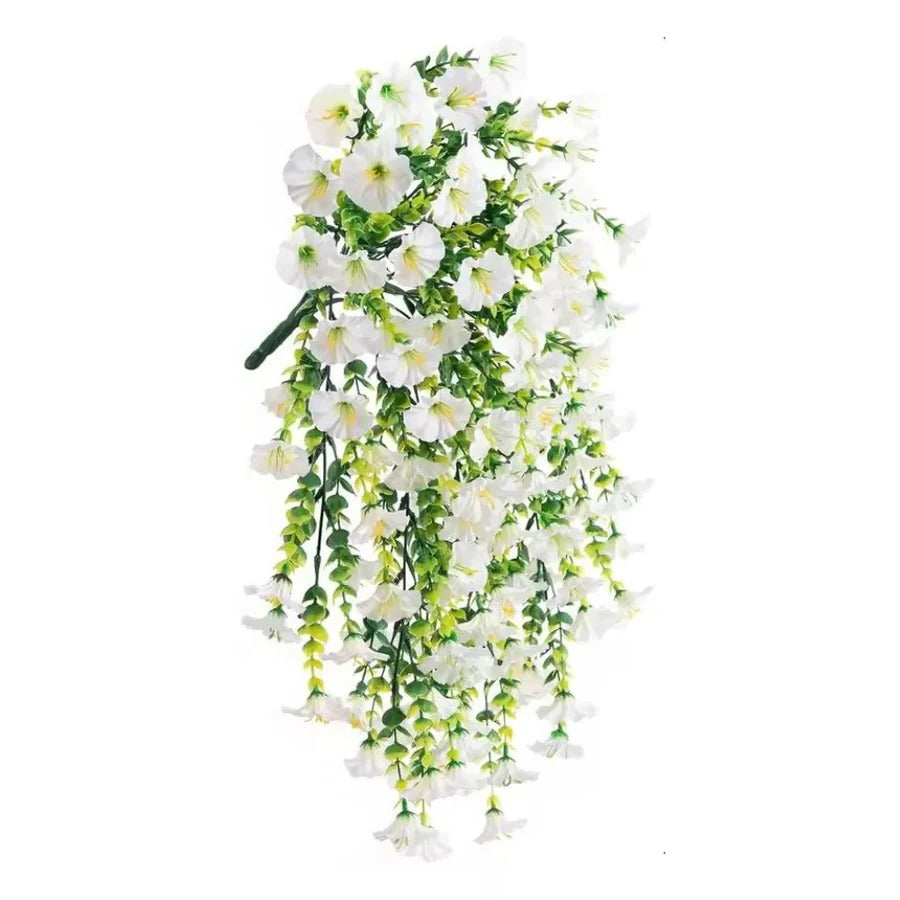 UV Resistant Artificial Morning Glory Flower Hanging Decor