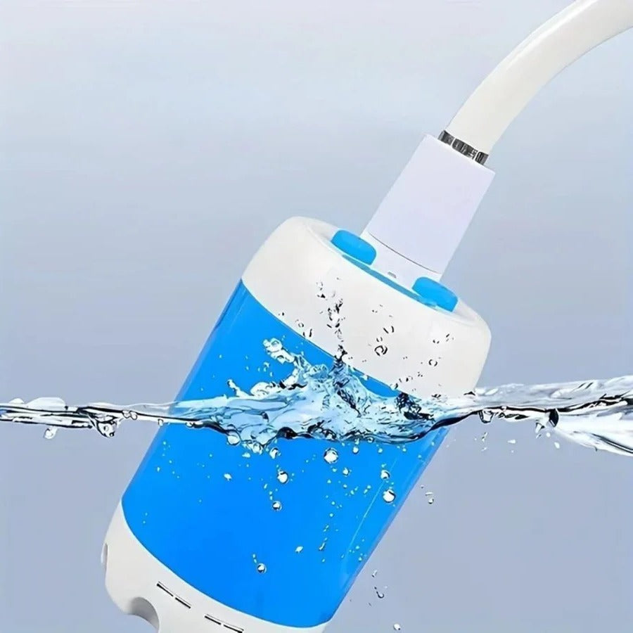 Portable USB Rechargeable Water Pump Shower Head