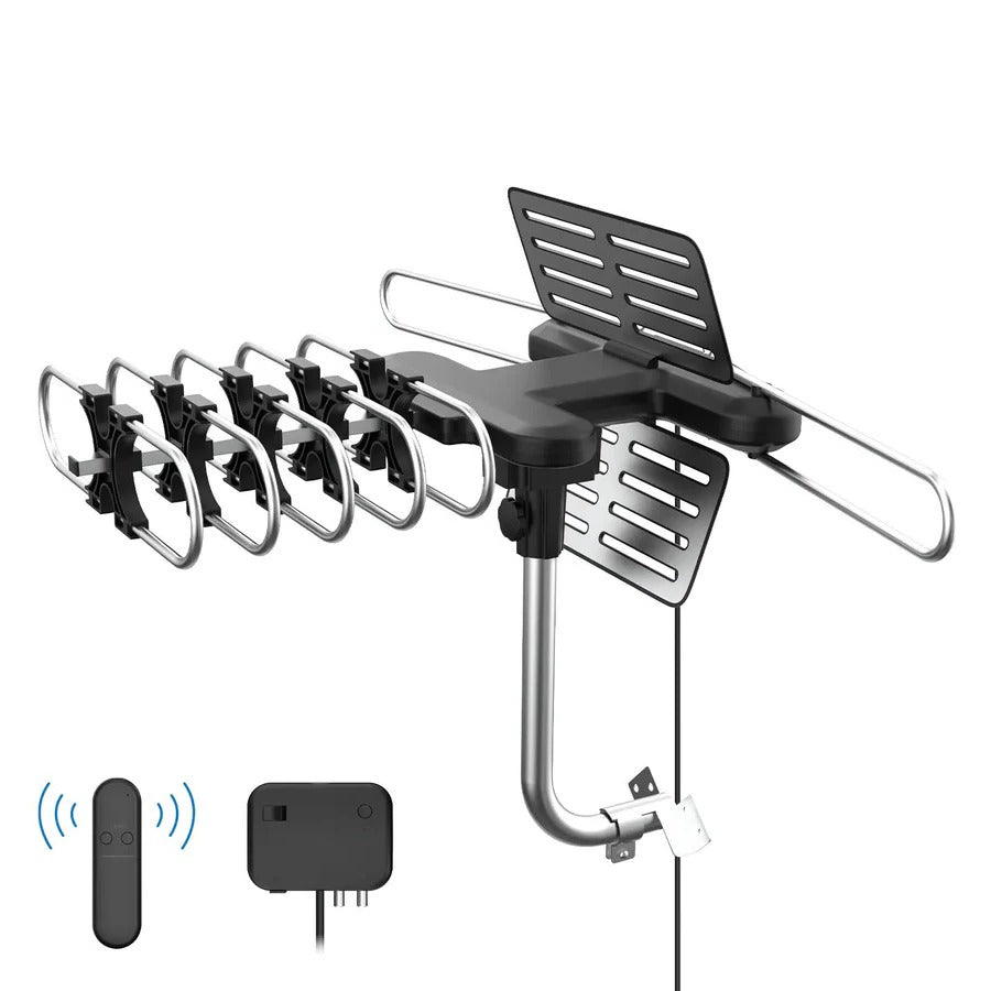 Outdoor HD TV Antenna with 360° Motor