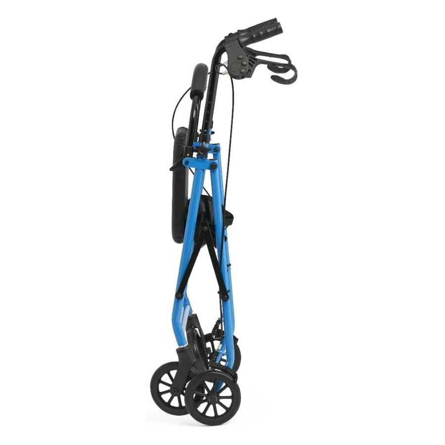 Folding Lightweight Steel Rollator with Seat