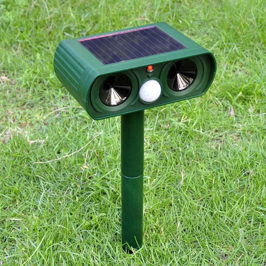 Solar Powered Ultrasonic Animal Repellent