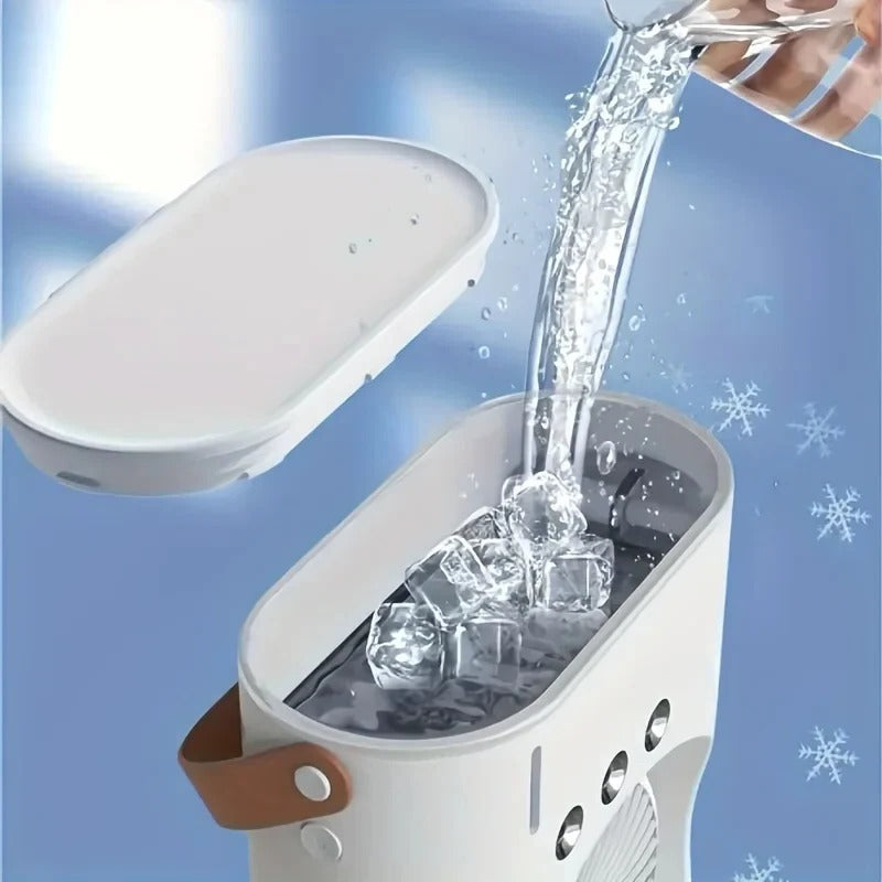 Double Head Portable Air Conditioner Fan
