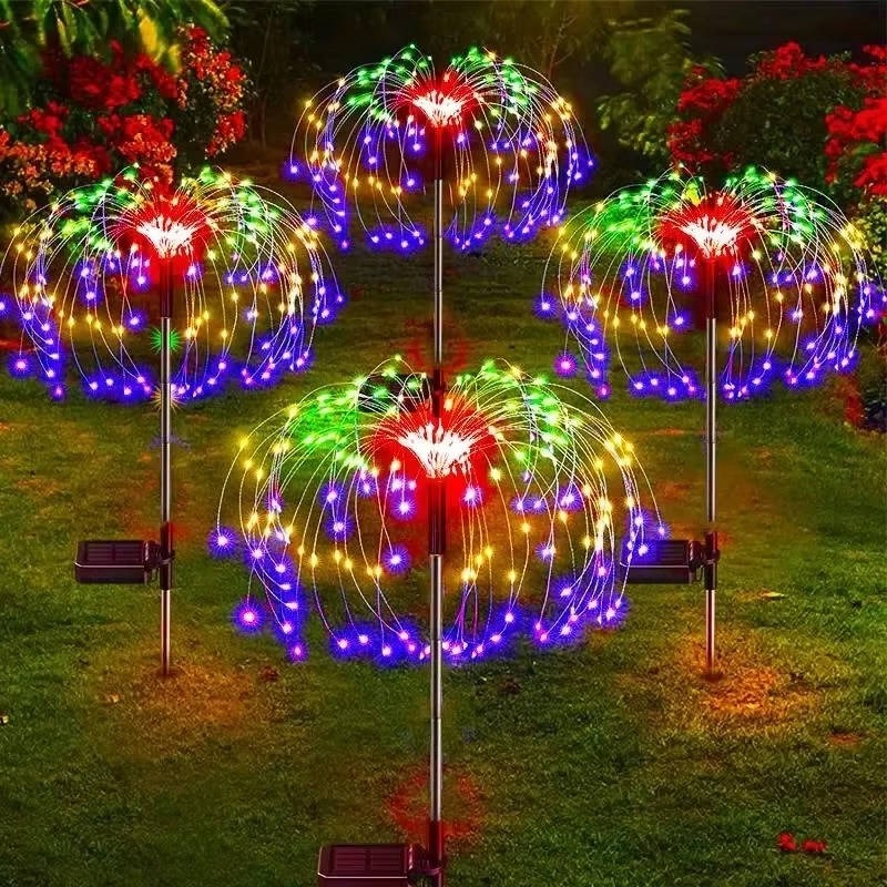 Firework Lights Outdoor Garden Decorations