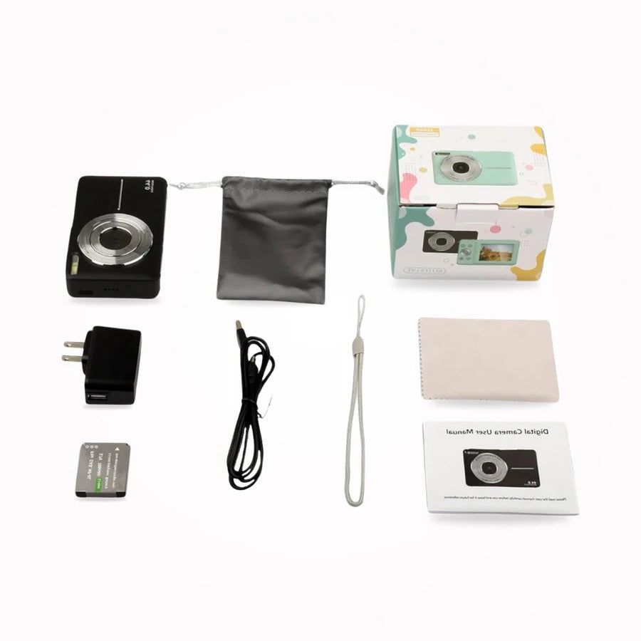 Compact Digital Camera with Retro Design